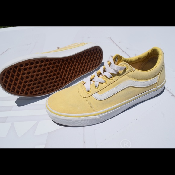 pale yellow vans